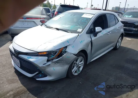 2019 Toyota Corolla Se from USA, damaged, VIN JTNK4RBE3K3017365